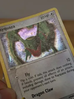 2006 POP Series 1 Rayquaza Holo Rare Foil EX-Era 3/17 LP-MP - Image 3