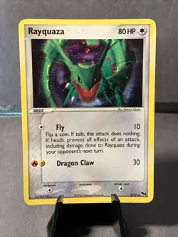 Pokemon TCG Rayquaza #3/17 Holo Rare Pop Series 1 VTG 2006 MP/HP - Image 1