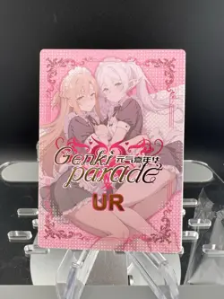 Genki Parade 2 Goddess Story: Spicy Waifu CCG Card UR LADY X Peel Up Mystery - Image 3