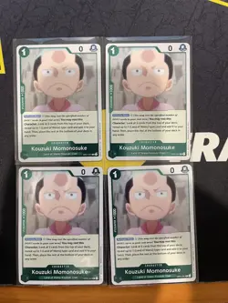 One Piece Card TCG Kouzuki Momonosuke X4 PLAYSET OP-01-41 - Image 1