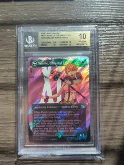 Vanille Cheerful I'Cie Borderless Surge Foil Final Fantasy MTG - Image 1