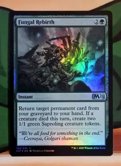 X 1 Fungal Rebirth NM-M Ravnica Remastered 182 MTG Magic The Gathering - Image 1