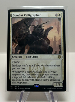 MTG Combat Calligrapher [Commander 2021] Near Mint​ - Image 1