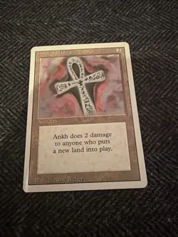 Magic: The Gathering Artifact Ankh of Mishra Ankh of Mishra Rare Regular NM/NM+ - Image 1