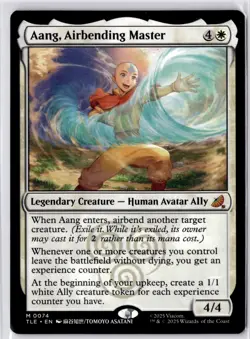 Aang, Airbending Master Avatar: The Last Airbender: Eternal-Legal Regular NM 074 - Image 1