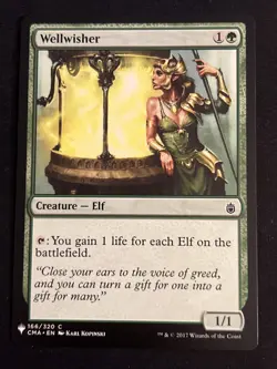 1x Wellwisher (166) Mystery Booster / The List LP MTG Magic the Gathering x1 MKE - Image 1