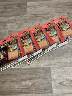 POKEMON TCG Ascended Heroes 3-Pack Blister Charmander Promo SEALED INHAND X5 - Image 2