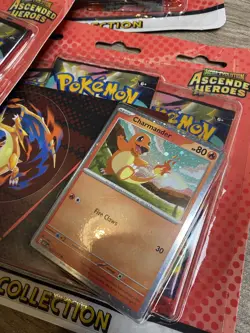 POKEMON TCG Ascended Heroes 3-Pack Blister Charmander Promo SEALED INHAND X5 - Image 5
