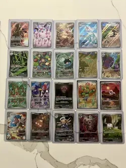 Pokemon Illustration Rares and Full Art Cards Lot Of 40. - Image 2