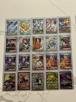 Pokemon Illustration Rares and Full Art Cards Lot Of 40. - Image 3