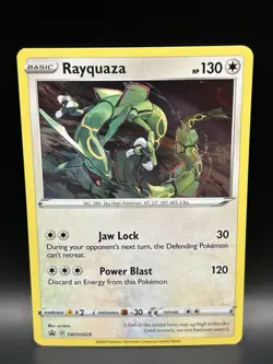 Rayquaza SWSH209 - Pokemon Sword & Shield Black Star Promo Card - NM - Image 1