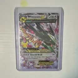 Pokemon M Rayquaza EX 76/108 Celebrations Classic Collection Holo Full Art 220HP - Image 1