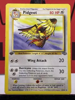 Pidgeot 24/64 Jungle WOTC 1st Edition Pokemon TCG Regular Rare 1999 MP - Image 3