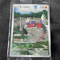 Pokemon S&V Base Koraidon 014 Pokemon Center Stamp PC ETB Promo SEALED NM - Image 1