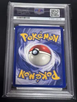 1999 Pokemon Fossil Gengar 1st Edition #20 PSA 8 - Image 2