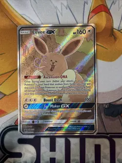 Pokemon TCG 2019 Eevee GX Full Art Holo Black Star Promo #SM233 Rare - Image 1