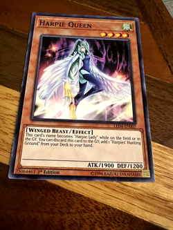 Harpie Queen LED4-EN007 1st Edition Common LP + BONUS - Image 1
