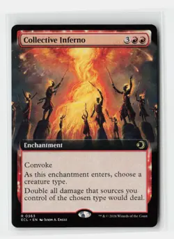 Collective Inferno Lorwyn Eclipsed Extended Art Magic The Gathering MTG Card - Image 1