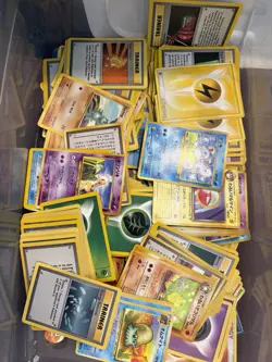 Pokemon Card Game Lot Vintage Card Lot Of Over 100 Lot Of Energy And Trainers - Image 1