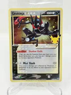 Greninja Gold Star SWSH144 Celebrations Black Star Promo Card Sealed Pokemon - Image 1