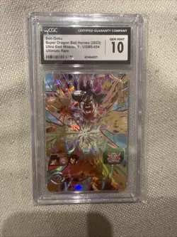 Son Goku UGM5-054 CGC 10 Ultra God Mission 5 Super Dragon Ball Heroes Card - Image 1