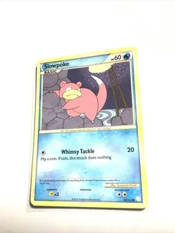 SLOWPOKE - 81/123 - HeartGold SoulSilver HGSS - Pokemon Card - NM - Image 1