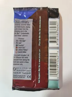 STAR WARS REFLECTIONS CCG FACTORY SEALED BOOSTER PACK (18 CARDS PER PACK) - Image 2