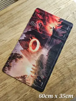 MTG Table Playmat TCG CCG Mouse Pad Trading Card Game Mat With Zones - Image 1