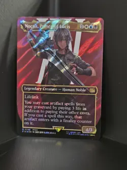 Noctis, Prince of Lucis (Borderless) (Surge Foil) Final Fantasy Foil - Image 1
