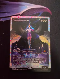 Exalted Sunborn (Showcase) (Fracture Foil) Edge of Eternities Foil - Image 1