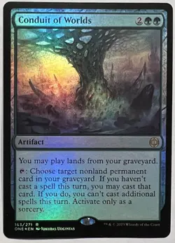 MTG Conduit of Worlds-Phyrexia: All Will Be One (FOIL) NM-M - Image 1