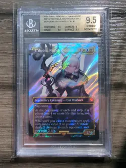Y'shtola, Night's Blessed Borderless, Surge Foil Final Fantasy MTG - Image 1