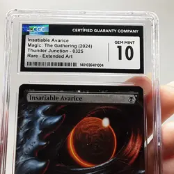 MTG - Thunder Junction - Insatiable Avarice - Extended Art - Graded CGC 10 - Image 3