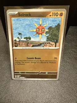Pokemon Mega Evolution - 075/132 Solrock Reverse Holo NM - Image 1