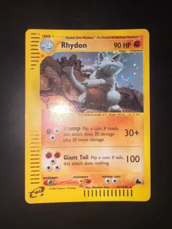 2003 Pokemon Skyridge Rhydon Holo #H27/H32 Eng EXCELLENT+ - Image 1