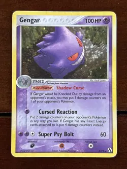 Pokemon Legend Maker Gengar 5/92 Holo Rare MP - Image 1
