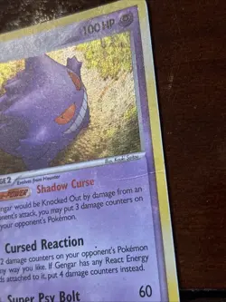 Pokemon Legend Maker Gengar 5/92 Holo Rare MP - Image 4