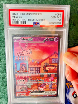 Pokemon SVP EN 151 Ultra Premium Collection #053 English Mew Ex PSA 10 GEM MINT - Image 1