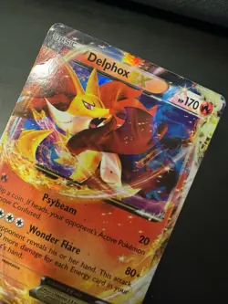 Pokemon X&Y Mega Venusaur 2/146 & Delphox Ex XY19 Lot Of 2 Damaged Cards - Image 4