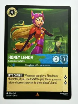 Honey Lemon - Costumed Catalyst Reign of Jafar 111/204 NM Lorcana Card - Image 1