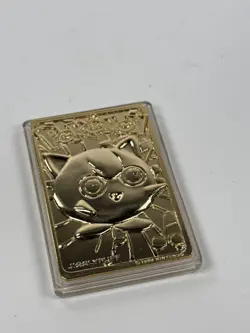 Pokemon Burger King Jigglypuff 23k Gold Plated Card 1999 - Image 5