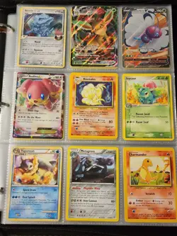 Huge Pokemon Collection Binder Vintage Modern Lot of Cards Holos Rares WoTC Etc - Image 1