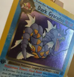 Pokemon TCG Dark Gyarados 1st Edition Holo Card Team Rocket 08/82 LP - Image 2