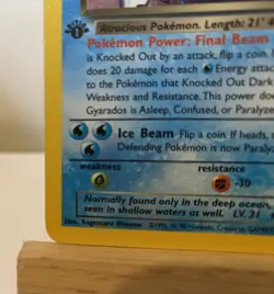 Pokemon TCG Dark Gyarados 1st Edition Holo Card Team Rocket 08/82 LP - Image 5