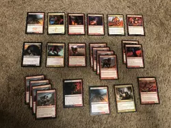 MTG lot 69 cards and Rakdos box - Image 5