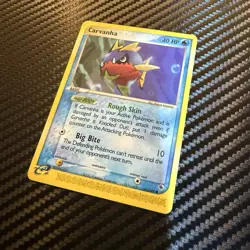 Carvanha 51/109 Pokemon TCG Pokemon Card (MYREF#7) - Image 1