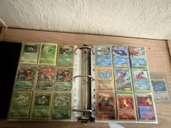 Huge 7 Pound Pokemon Vintage Cards Binder Lot Every Card Is 10+ Years Old 1200+ - Image 4