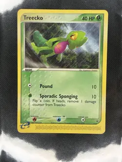 🍃 Treecko 016 Nintendo Black Star Promo 2003 Pokemon TCG Card (NM-) Vintage 🍃 - Image 1