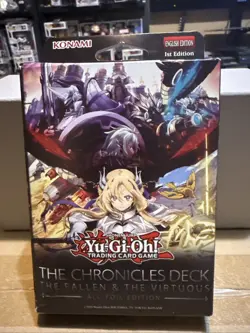 YUGIOH THE CHRONICLES DECK: THE FALLEN & THE VIRTUOUS (ALL-FOIL EDITION) DECK - Image 1