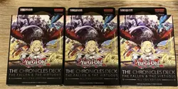 YuGiOh TCG The Chronicles Deck: The Fallen & The Virtuous : 1st Edition x3 - Image 1